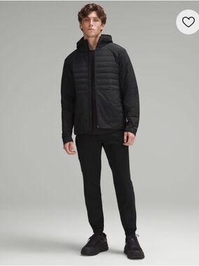 Mens Lululemon Down For It All Hoodie Size Small Like Brand New Black Jacket